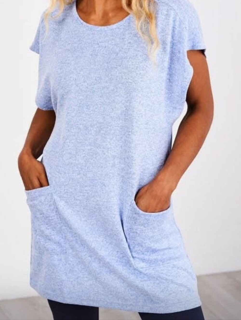 Latched Mama Light Blue Pocket Tunic